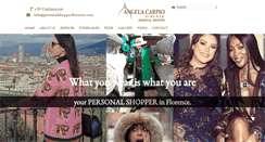 Desktop Screenshot of personalshopperflorence.com