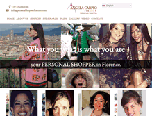 Tablet Screenshot of personalshopperflorence.com